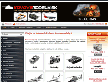 Tablet Screenshot of kovovemodely.sk