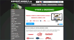 Desktop Screenshot of kovovemodely.cz